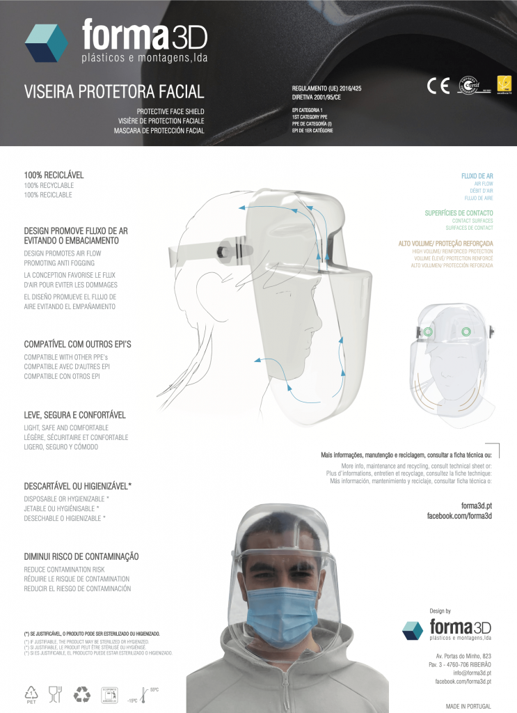 Viseira Facial Forma3D